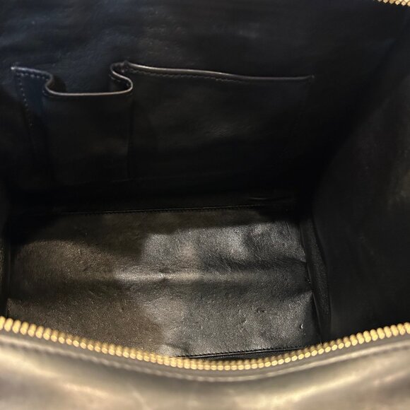 CELINE Tricolor Pony Hair & Calfskin Leather Mini Luggage Bag (Runway Edition) - Picture 11 of 16